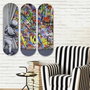 Wallity Cuadro Decorativo de MDF Multicolor (3 Piezas)